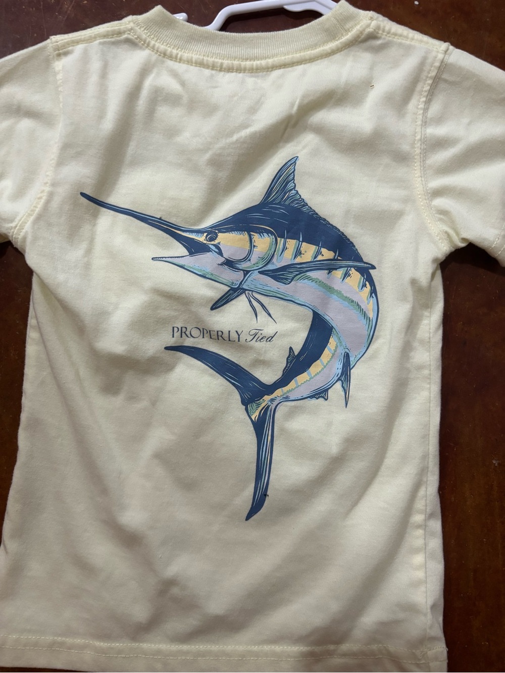 Properly Tied Yellow Graphic Tee for Kids